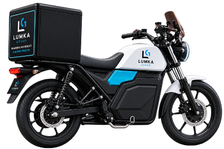 LUMKA electric delivery motorcycle
